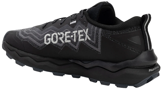 Кроссовки женские Mizuno Wave Daichi 9 Gtx Ebony/Harbor Mist/Black - Фото 4 большая