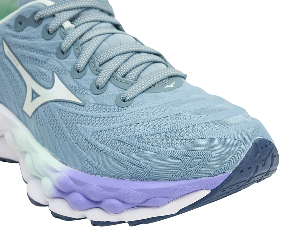 Кроссовки женские Mizuno Wave Sky 8 Citadel/HintofMint/PaisleyPurp - Фото 2 большая