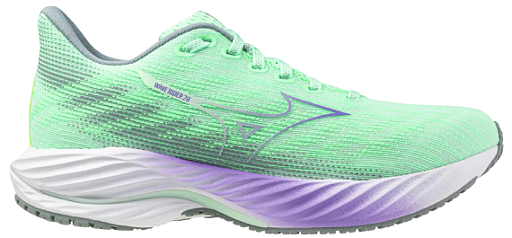 Кроссовки женские Mizuno Wave Rider 28 Bay/Paisley Purple/Slate - Фото 1 большая
