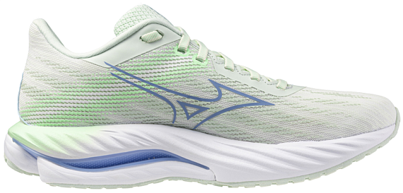 Кроссовки женские Mizuno Wave Inspire 21 Hint Mint/Bel Air Blue/NeoMint - Фото 2 большая