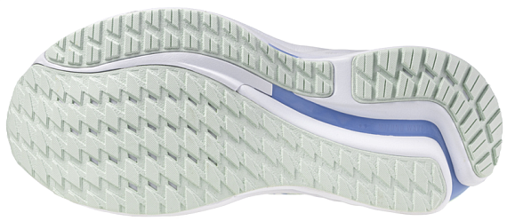Кроссовки женские Mizuno Wave Inspire 21 Hint Mint/Bel Air Blue/NeoMint - Фото 8 большая