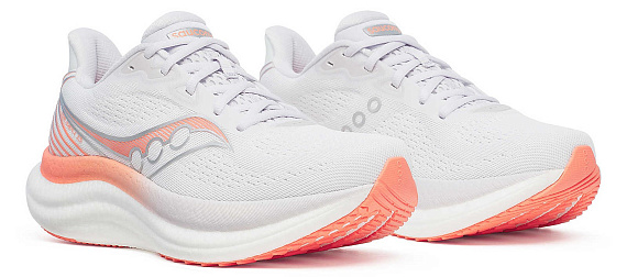 Кроссовки женские Saucony Triumph 23 White/Wistful - Фото 2 большая