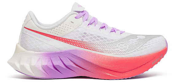 Кроссовки женские Saucony Endorphin Pro 4 White/Crocus - Фото 1 большая