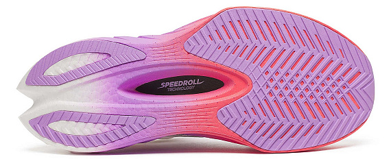 Кроссовки женские Saucony Endorphin Pro 4 White/Crocus - Фото 6 большая