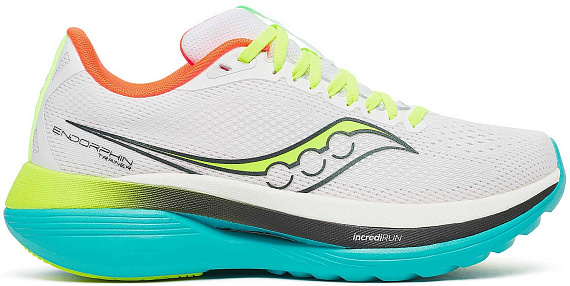 Кроссовки женские Saucony Endorphin Trainer White/Mutant - Фото 1 большая