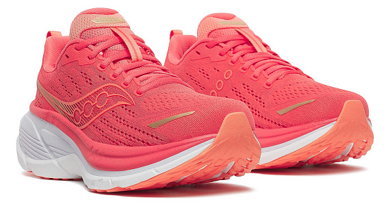 Кроссовки женские Saucony Hurricane 25 Coral/Thistle - Фото 2 большая