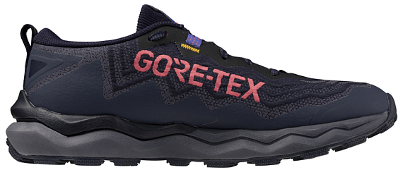 Кроссовки женские Mizuno Wave Daichi 9 Gtx Baritone Blue/Calypso Coral/Ir - Фото 4 большая