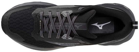 Кроссовки женские Mizuno Wave Ibuki 5 Gtx Black/Metallic Gray/QuietShade - Фото 4 большая