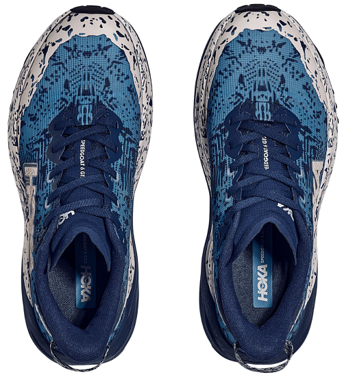 Кроссовки женские Hoka Speedgoat 6 Gtx Midnight Blue/Alpine Blue - Фото 7 большая