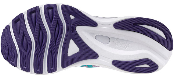 Кроссовки женские Mizuno Wave Serene Thistle/Ceramic/Violet Indigo - Фото 2 большая
