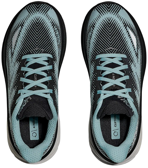 Кроссовки женские Hoka Clifton 9 Gtx Black/Raindrop - Фото 3 большая