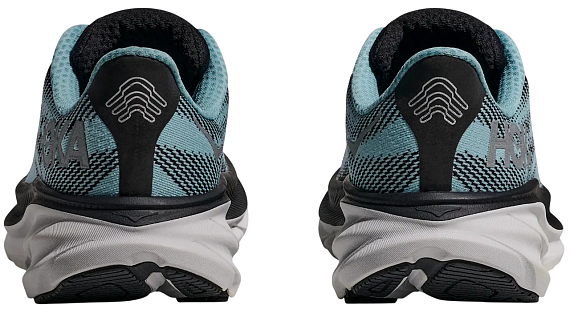 Кроссовки женские Hoka Clifton 9 Gtx Black/Raindrop - Фото 6 большая