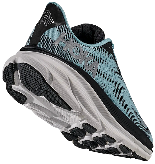 Кроссовки женские Hoka Clifton 9 Gtx Black/Raindrop - Фото 7 большая