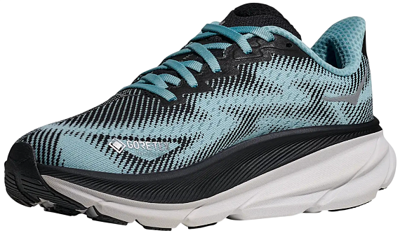 Кроссовки женские Hoka Clifton 9 Gtx Black/Raindrop - Фото 8 большая