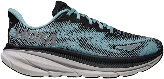 Кроссовки женские Hoka Clifton 9 Gtx Black/Raindrop - Фото 1 большая