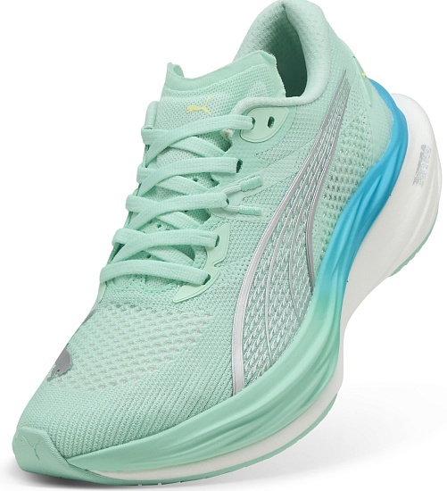 Кроссовки женские Puma Deviate Nitro 3 Mint Melt/Speed Blue - Фото 3 большая