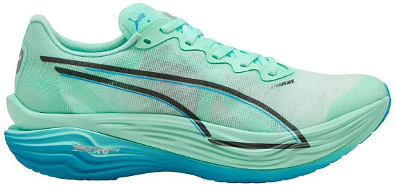 Кроссовки женские Puma Deviate Nitro Elite 3 Mint Melt/Speed Blue - Фото 1 большая