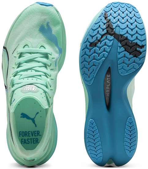 Кроссовки женские Puma Deviate Nitro Elite 3 Mint Melt/Speed Blue - Фото 5 большая