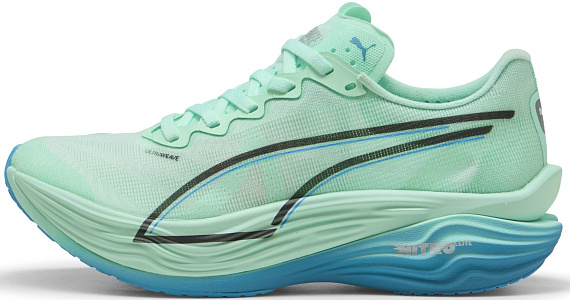 Кроссовки женские Puma Deviate Nitro Elite 3 Mint Melt/Speed Blue - Фото 6 большая