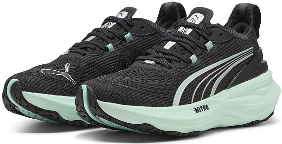 Кроссовки женские Puma ForeverRun Nitro 2 Puma Black/Mint Melt - Фото 7 большая