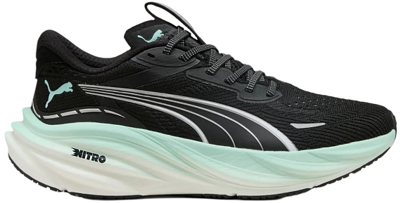 Кроссовки женские Puma Magnify Nitro 3 Puma Black/Mint Melt - Фото 1 большая