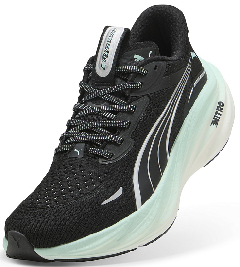 Кроссовки женские Puma Magnify Nitro 3 Puma Black/Mint Melt - Фото 3 большая