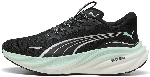 Кроссовки женские Puma Magnify Nitro 3 Puma Black/Mint Melt - Фото 5 большая