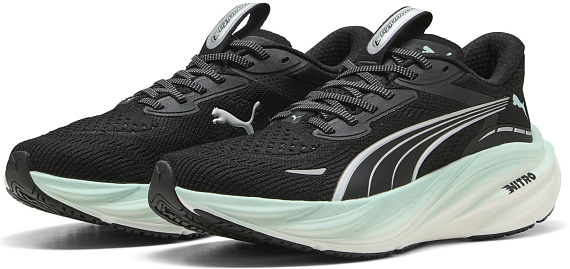 Кроссовки женские Puma Magnify Nitro 3 Puma Black/Mint Melt - Фото 7 большая