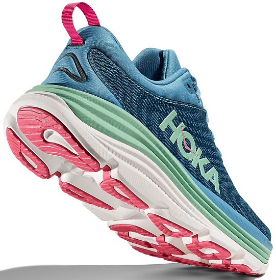 Кроссовки женские Hoka Gaviota 5 Alpine Blue/Jadeite - Фото 2 большая