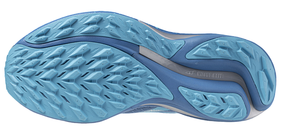 Кроссовки женские Mizuno Wave Rider Tt 2 Parisian Blue/Plein Air/River - Фото 3 большая