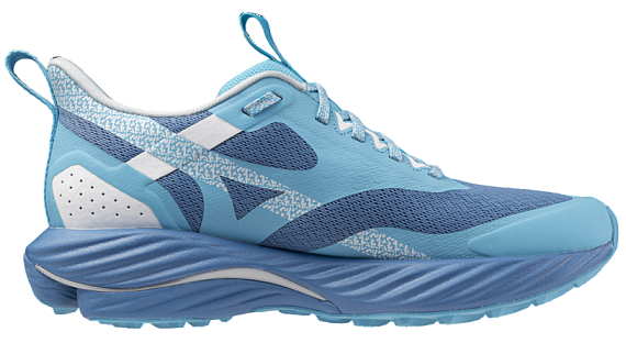 Кроссовки женские Mizuno Wave Rider Tt 2 Parisian Blue/Plein Air/River - Фото 4 большая