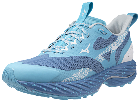 Кроссовки женские Mizuno Wave Rider Tt 2 Parisian Blue/Plein Air/River - Фото 5 большая