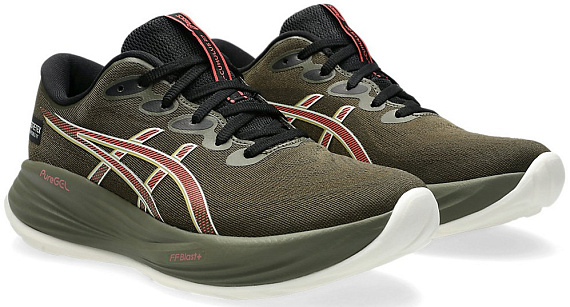 Кроссовки женские ASICS Gel-Cumulus 27 Gtx Brown Stone/Dark Pink Clay - Фото 2 большая