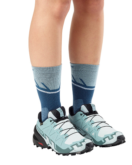 Кроссовки женские Salomon Speedcross 6 Gtx Ballad Blue/Black/Tourmaline - Фото 7 большая