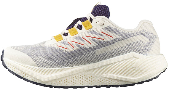 Кроссовки женские Salomon Aero Blaze 3 Grvl Gtx Vanilla Ice/Astral Aura/Lemon - Фото 4 большая