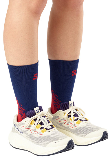 Кроссовки женские Salomon Aero Blaze 3 Grvl Gtx Vanilla Ice/Astral Aura/Lemon - Фото 5 большая