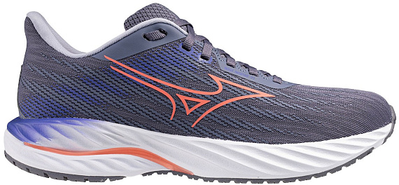 Кроссовки женские Mizuno Wave Inspire 21 Blue Granite/Striking Coral/Ir - Фото 1 большая