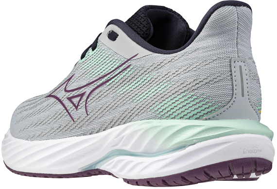 Кроссовки женские Mizuno Wave Inspire 21 Pearl Blue/Dark Purple/Ice Gre - Фото 6 большая