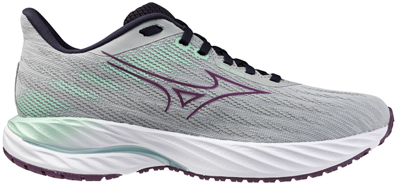 Кроссовки женские Mizuno Wave Inspire 21 Pearl Blue/Dark Purple/Ice Gre - Фото 1 большая