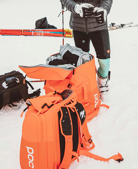 Рюкзак POC Race Backpack 130L Fluorescent Orange - Фото 3 большая