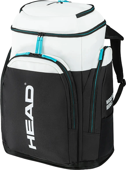 Рюкзак Head Rebels Racing L Black/White/Speed Blue - Фото 1 большая