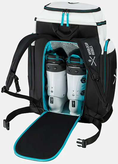 Рюкзак Head Rebels Racing L Black/White/Speed Blue - Фото 2 большая