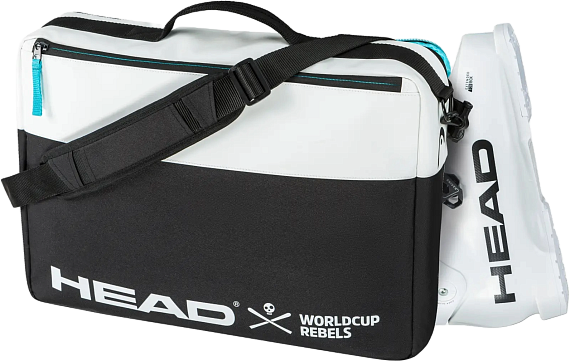 Сумка для ботинок Head Rebels Carry On Black/White/Speed Blue - Фото 2 большая