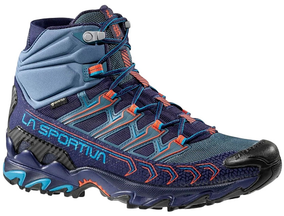 Кроссовки мужские La Sportiva Ultra Raptor II Mid Gtx Deep Sea/Hurricane - Фото 2 большая