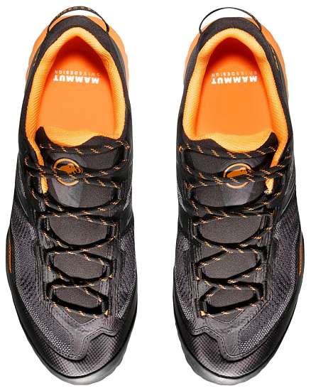 Кроссовки мужские Mammut Ducan II Low Gtx Black/Dark Tangerine - Фото 5 большая