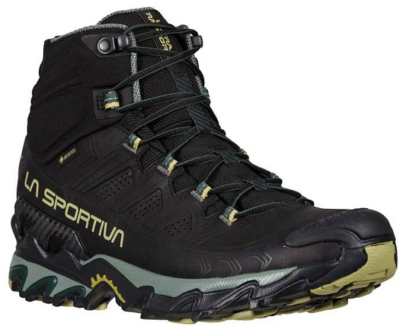 Кроссовки мужские La Sportiva Ultra Raptor II Mid Leather Gtx Black/Cedar - Фото 6 большая