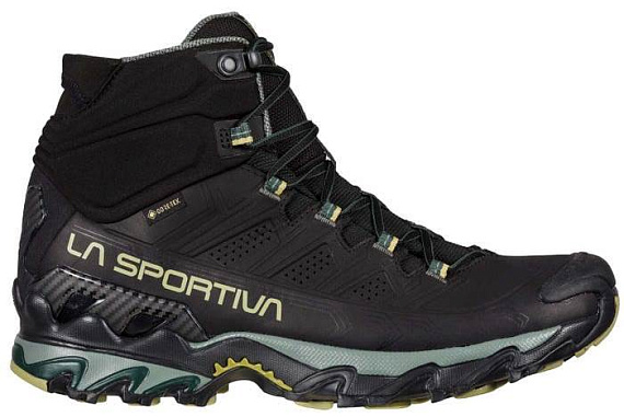 Кроссовки мужские La Sportiva Ultra Raptor II Mid Leather Gtx Black/Cedar - Фото 1 большая