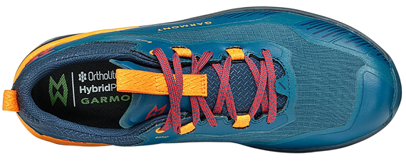 Кроссовки мужские Garmont 9.81 Engage Gtx Corsair Blue/Marigold Orange - Фото 2 большая