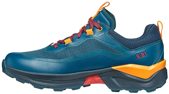 Кроссовки мужские Garmont 9.81 Engage Gtx Corsair Blue/Marigold Orange - Фото 5 большая