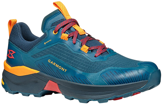 Кроссовки мужские Garmont 9.81 Engage Gtx Corsair Blue/Marigold Orange - Фото 6 большая